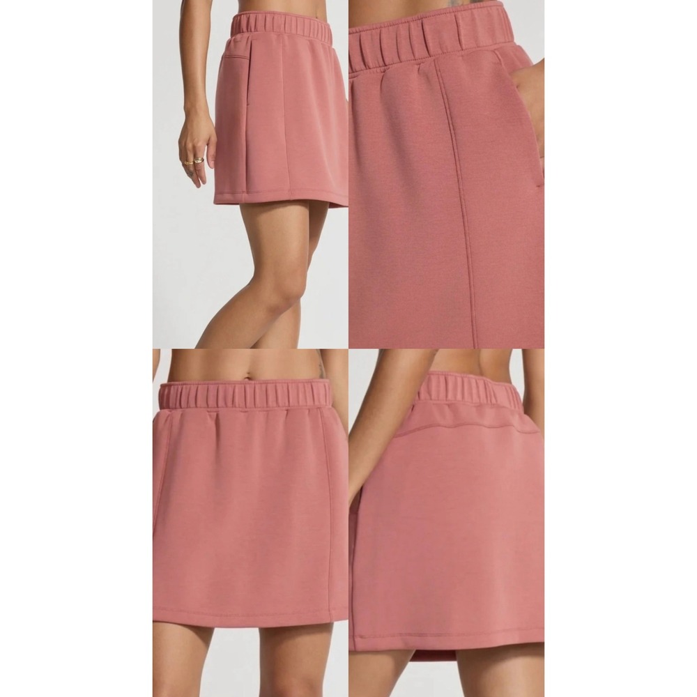 Mondetta Womens High Rise Walking Skort XXL Pink Recycled Tencel Performance New